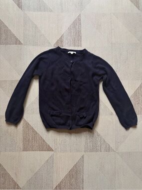 Jacadi Button-Down Cardigan With Bow Detail on Pockets (6)